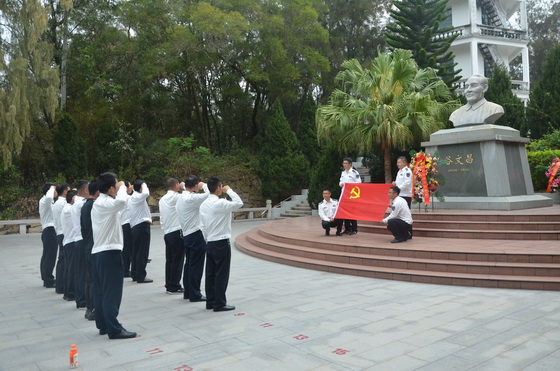 省执法总队直属三支队到谷文昌纪念馆开展党史学习现场教育活动