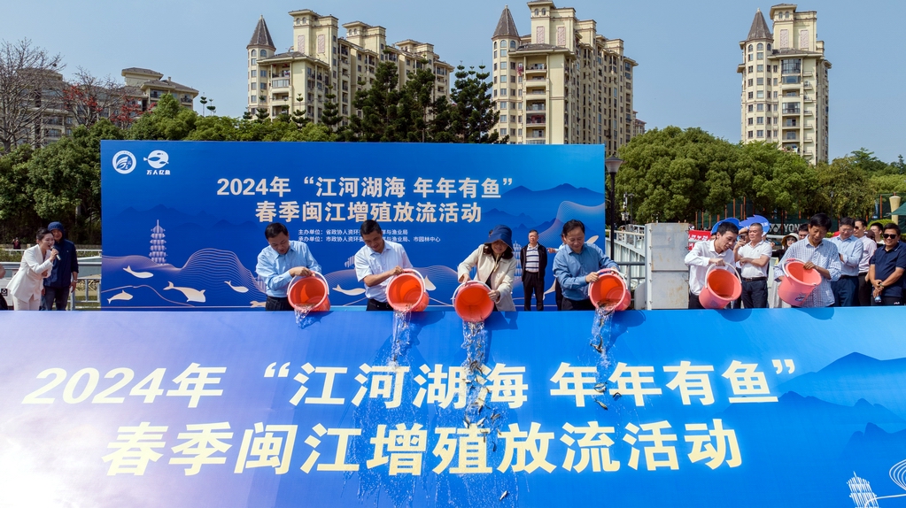 2024年“江河湖海 年年有鱼”春季闽江增殖放流活动在福州顺利举行