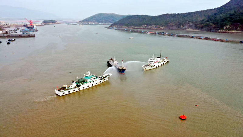 2022年度福建省渔业水上安全应急演练在霞浦举行